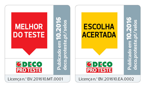 Selos de qualidade da DECO